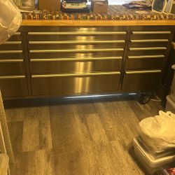 Tool Chest - 72 Inch Silver