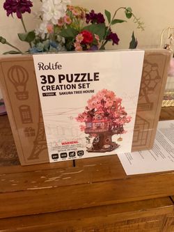 Rolife 3D Puzzle Sakura Tree House TGS04