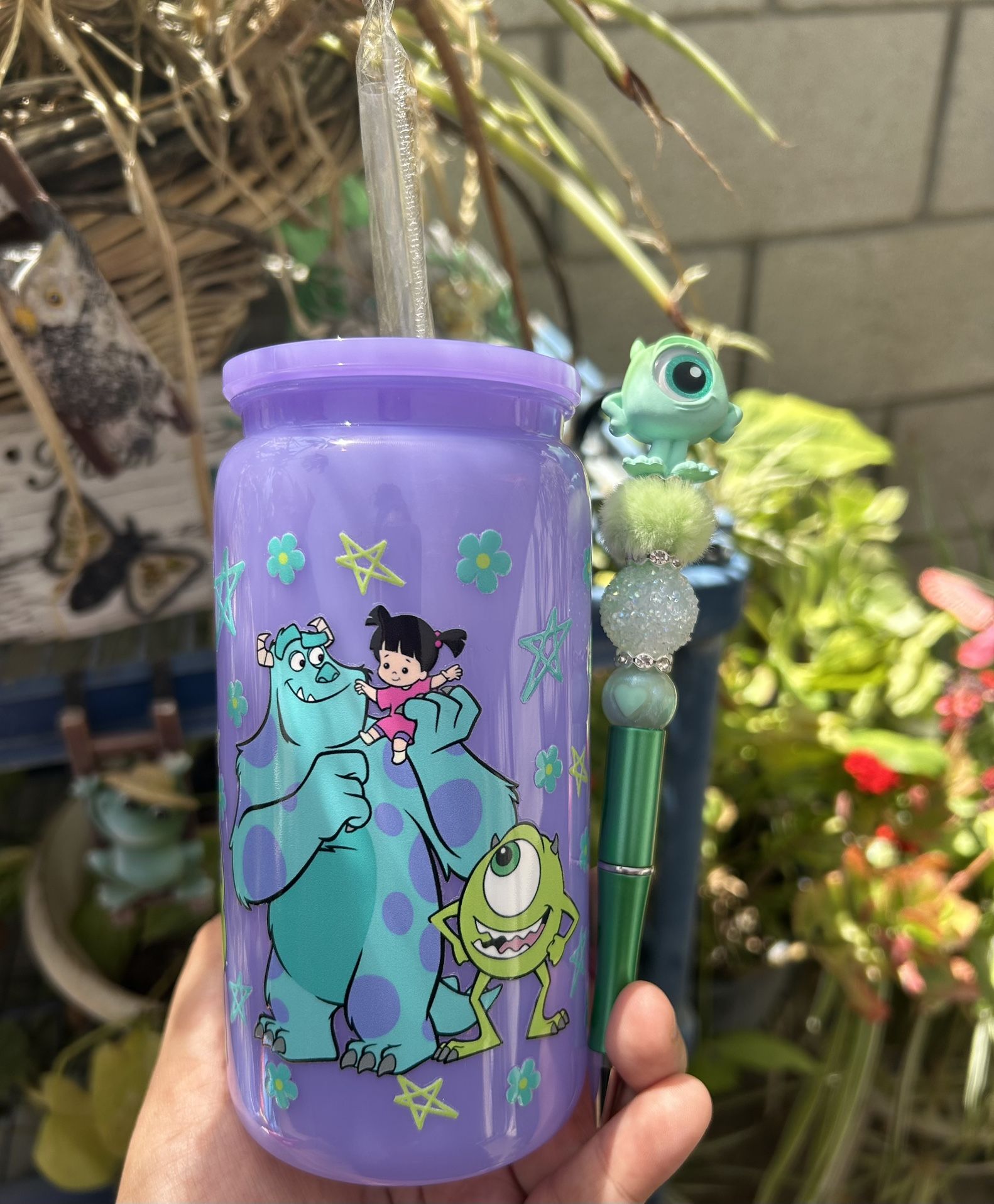 Monster Inc. Cup And Pen