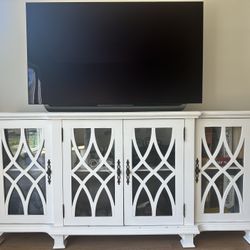 White 72” TV Stand/sideboard/buffet