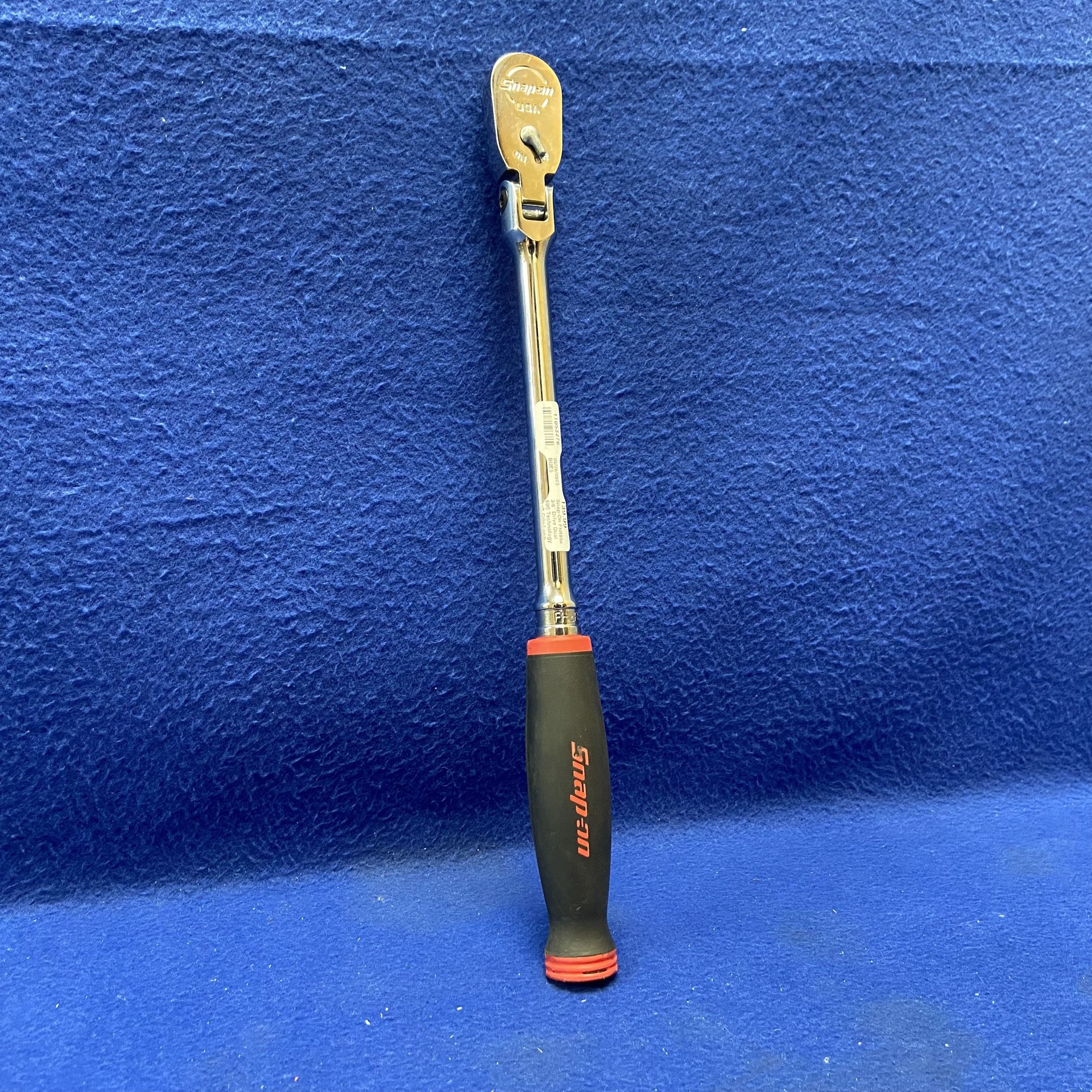 Snap-On FHLF80A 3/8” Drive Dual 80 Technology Soft Grip Long Handle Flex-Head Ratchet 11053276