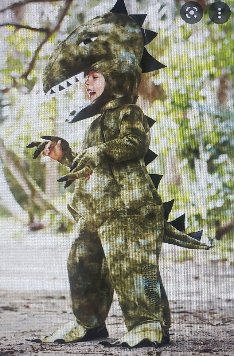 Wish Craft Child Size 4 Padded T-Rex Dinosaur Costume Retail$140