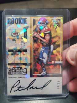 Patrick Mahomes Artist Card. Art card