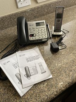 AT&T Dect 6.0 Corded/ Cordless Telephone