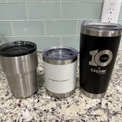 3 Insulated Coffee Tumblers