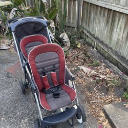 Double stroller Chico click And Connect