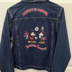 Disney denim jacket new with tags Small