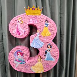 Princess Theme Pinata Disney Number Three