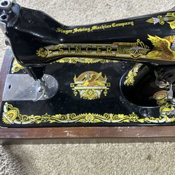Vintage Singer Sewing Machine Sphinx