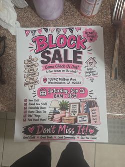 Block Sale