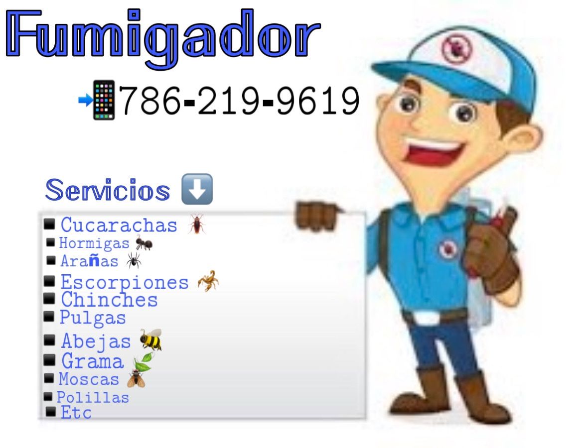 Pest Control / fumigador / Exterminador