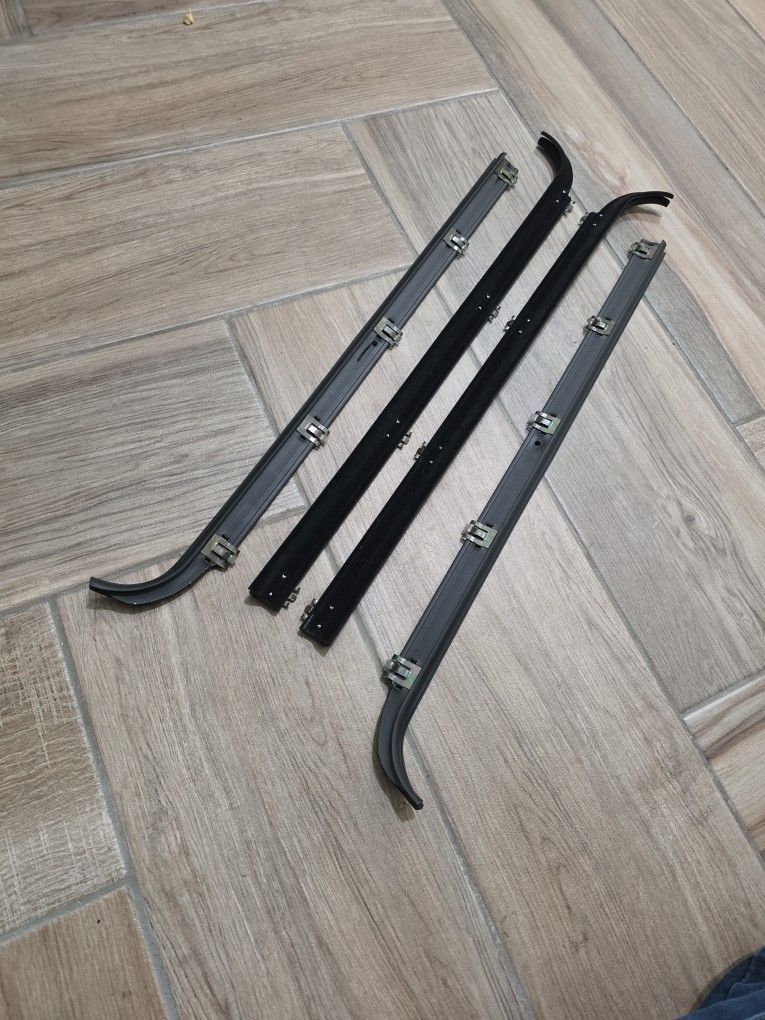 Front Inner & Outer Window Sweep Felt Trimweatherstrip Kit, Replacement Forf150 F250 Bronco 1987 to 1997