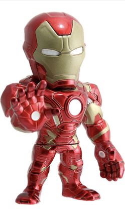 Jada Toys Marvel Avengers 4" Iron Man Die-cast Figure, Toys for Kids and Adults