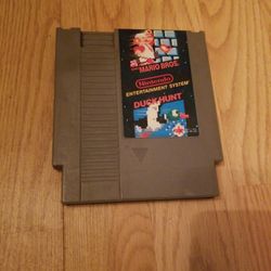 Nintendo game Mario brothers entertainment  system.  Duck hunt