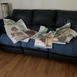 MORE FOUND Assorted Tatouage prints + 24” x 30” canvas boards (2)