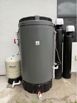 Water Softener System with a  large Aeration Tank