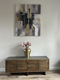 Wood console