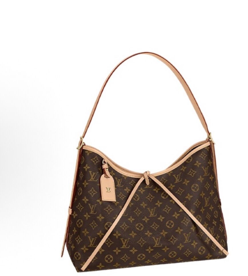 LOUIS VUITTON LV Carryall MM Classic Old Flower Coated Canvas and Cowhide (p335)57