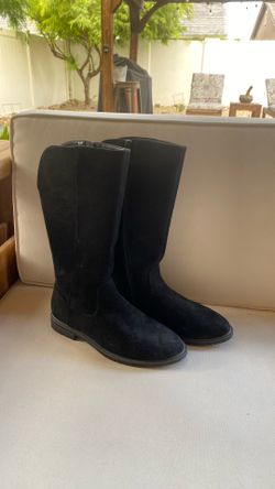 Black Boots - Girls - size 5