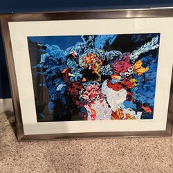Framed Virgin Islands Art Print – 25.5” x 19” – $40