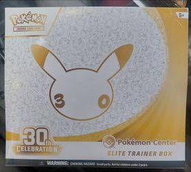 Pokemon Center Elite Trainer Box 30th Celebration - Unopened/Sealed