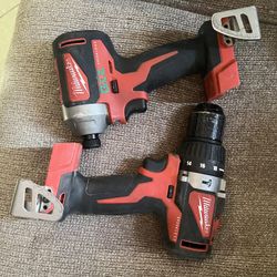 milwaukee M18 Brushless In Pack And drill 