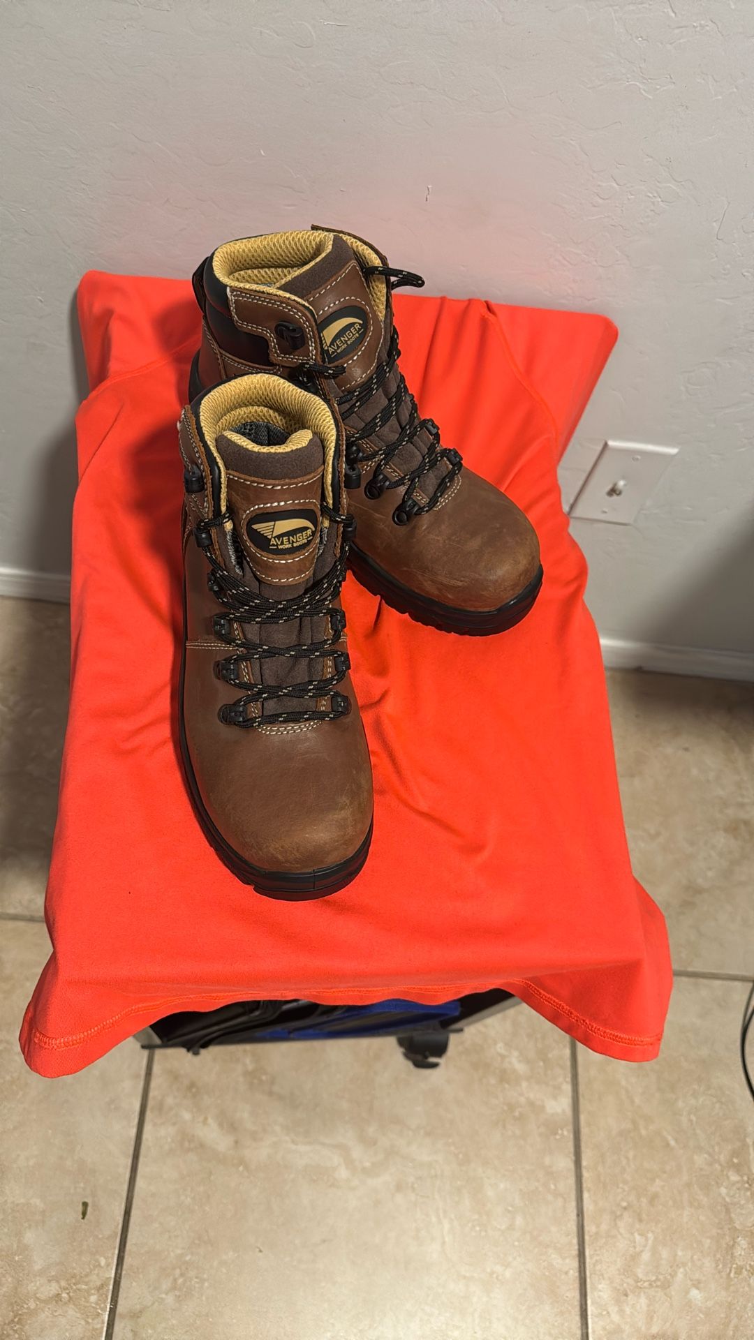 Avengers Work Boots. Toe Steel