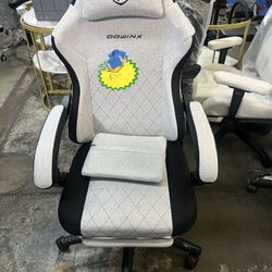 🔥Spicer discount 🔥Gaming Chair with Pocket Spring Cushion, Ergonomic Computer Chair Footrest for Adults, High Back Game Chair Leather for Office Gam