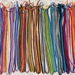 Small Braided Ribbon Leis (short)