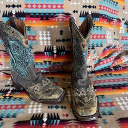 Woman’s Dan Post High End Leather Cowboy Boots