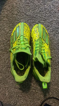 lime green adidas cleats