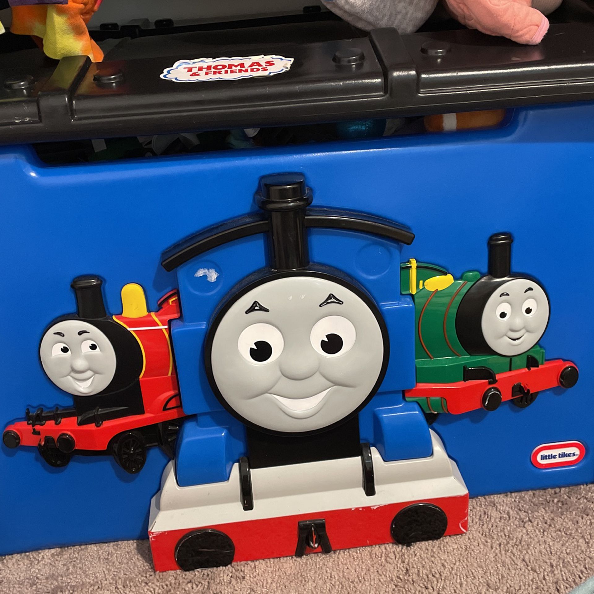Thomas Train Toy Bin/Chest BEST OFFER Comes w Thomas Playset