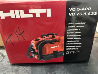 HILTI VC 5-A22 Dust Collection 21.6V 330W 3.5L 35l/s Bare Tool