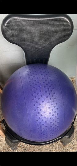 Exercise chair ball