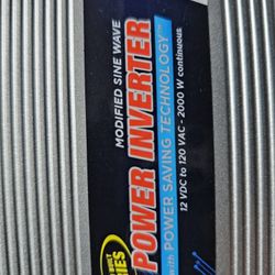 Tundra Truck POWER INVERTER 2000 WATT