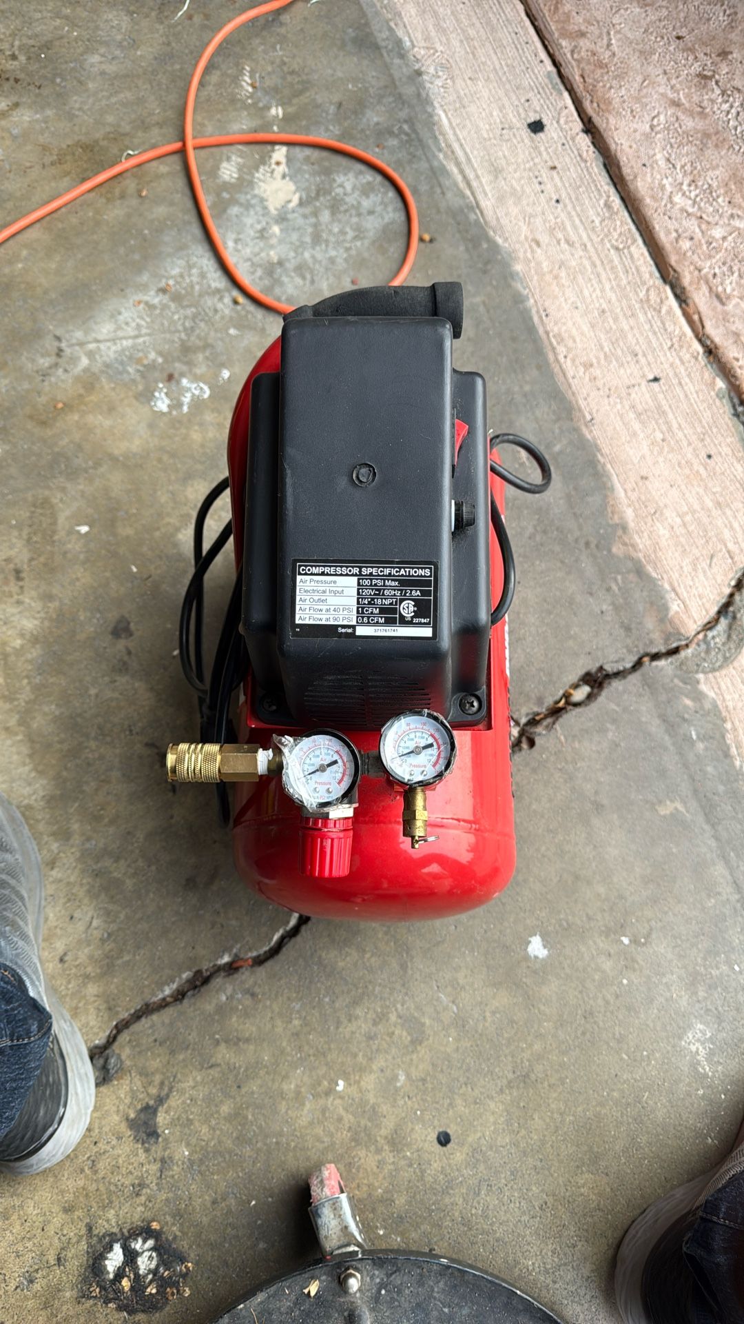 3 Gallon Air Compressor 