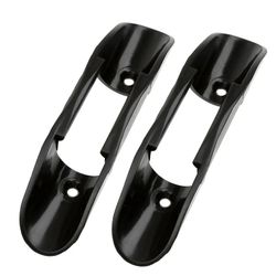 2 Pieces Marine Clip Holder Keeper Canoe/ Kayak with 2 Fishing Rod Leash