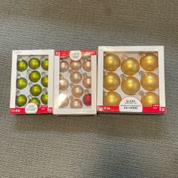 Various Glass Ornaments