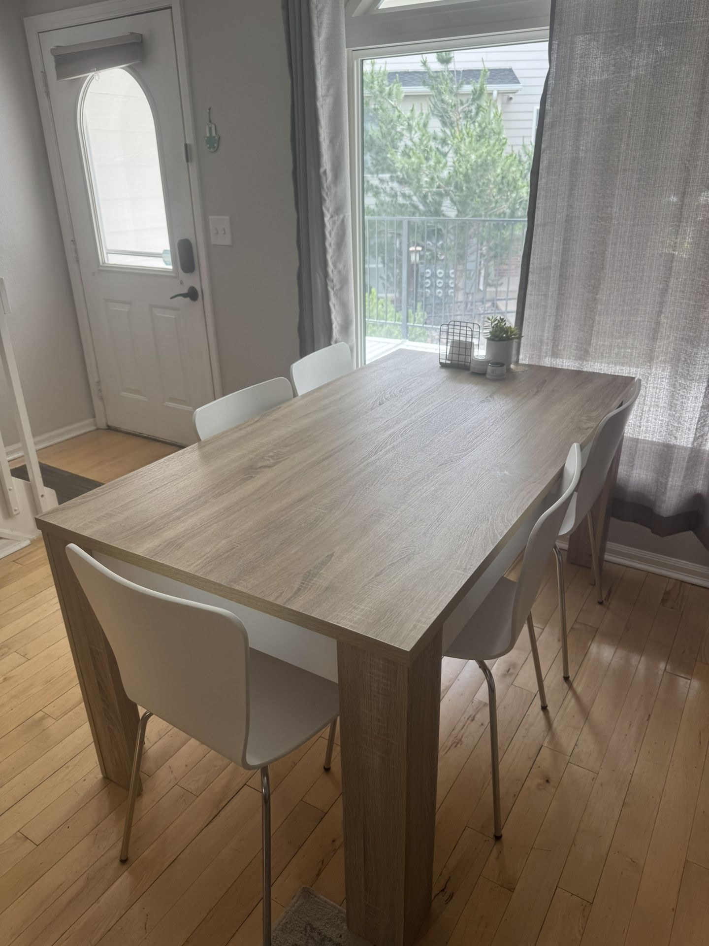 Wooden Kitchen Table & Chairs Set