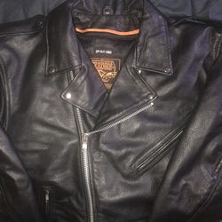New W/o Tags Leather Bikers Jacket