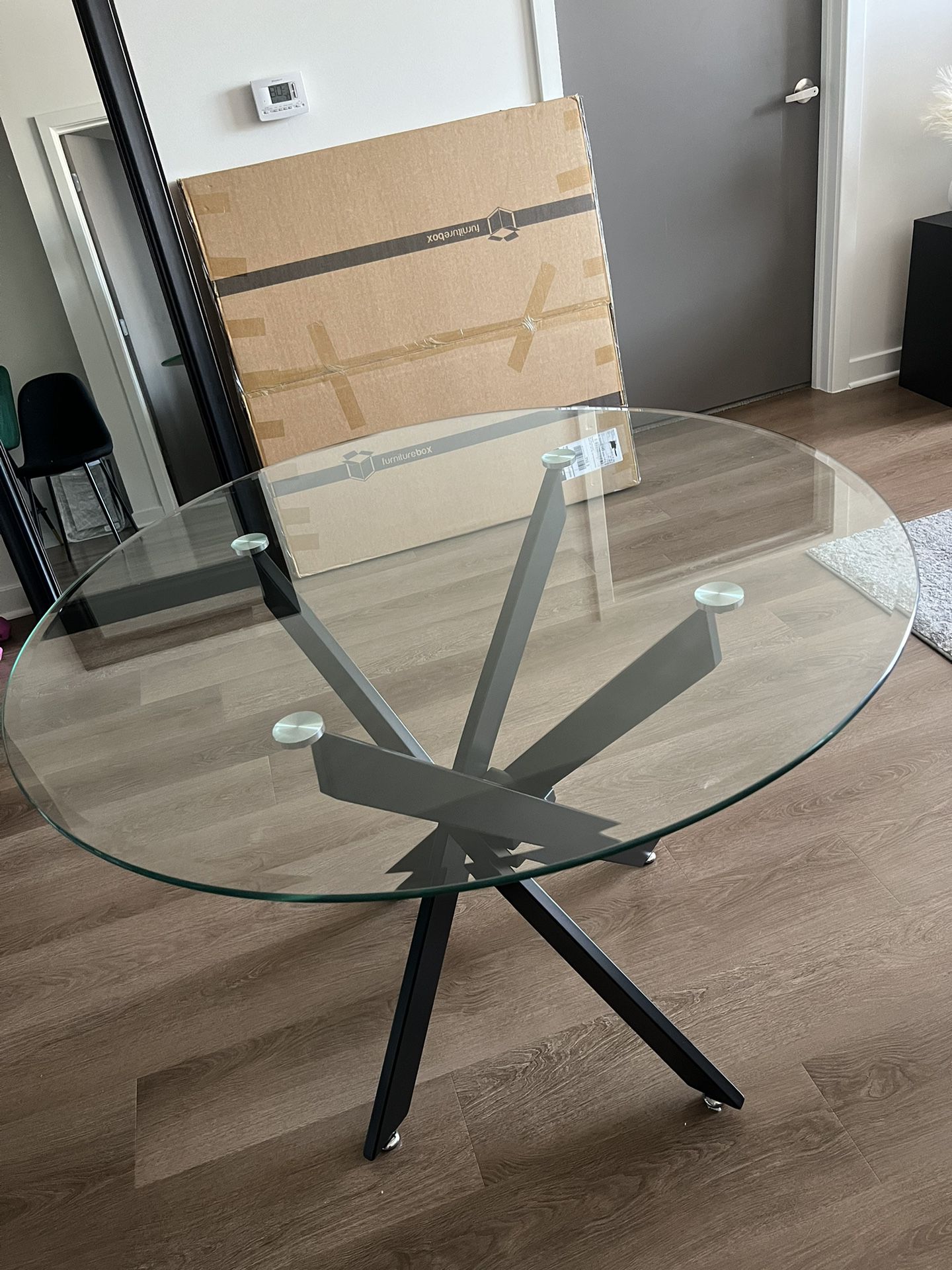 Glass Round Table Top (TOP ONLY) - 40 inches
