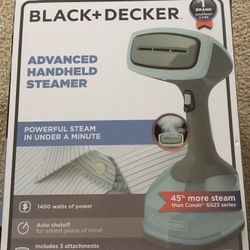 Black and decker advanced hand held steamer