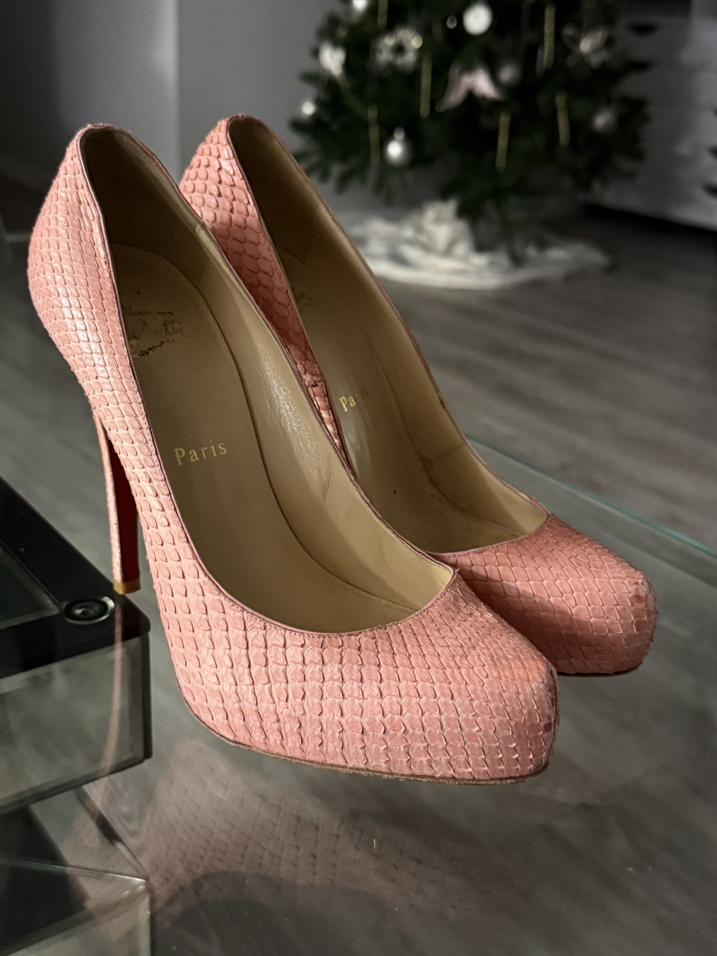 Christian Louboutin Snakeskin Heels