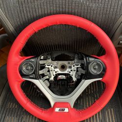 2012-2015 Honda Civic Si Type R Red Steering Wheel