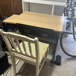 Art Desk And Chair