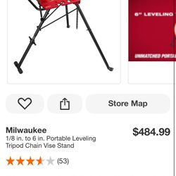 Portable Leveling Tripod Milwaukee