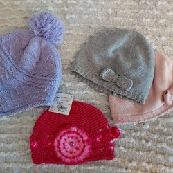 Fall / Winter Toddler Hats for 2-3 Years Old Girl 