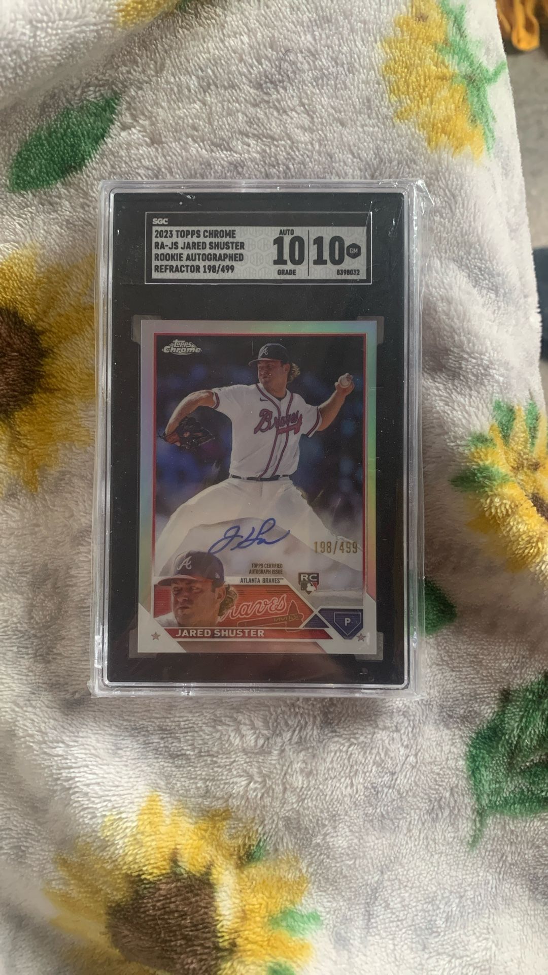 Jared Shuster Autographed MLB Trading Card