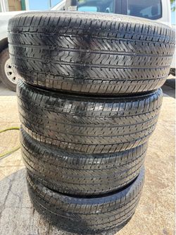 20” 4 used tires 275/60R20 bridgestone