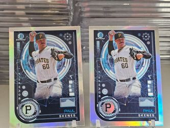Paul skenes Bowman chrome refractor rookie pirates